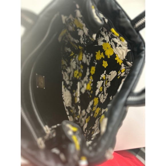 Vintage Jamin Puech Black Leather Zipper Accent Tote Bag Store has closed! - Picture 4 of 6